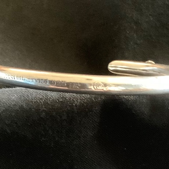 Sterling silver turquoise clamper bracelet - Picture 3 of 4